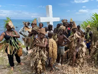 Pentecost Island natives.